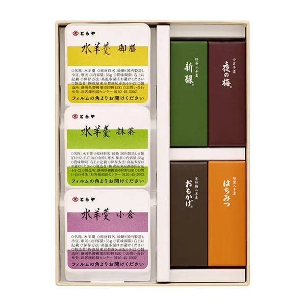 Toraya, Yokan &amp; Mizuyokan Assortment, とらや　(YM-1)
