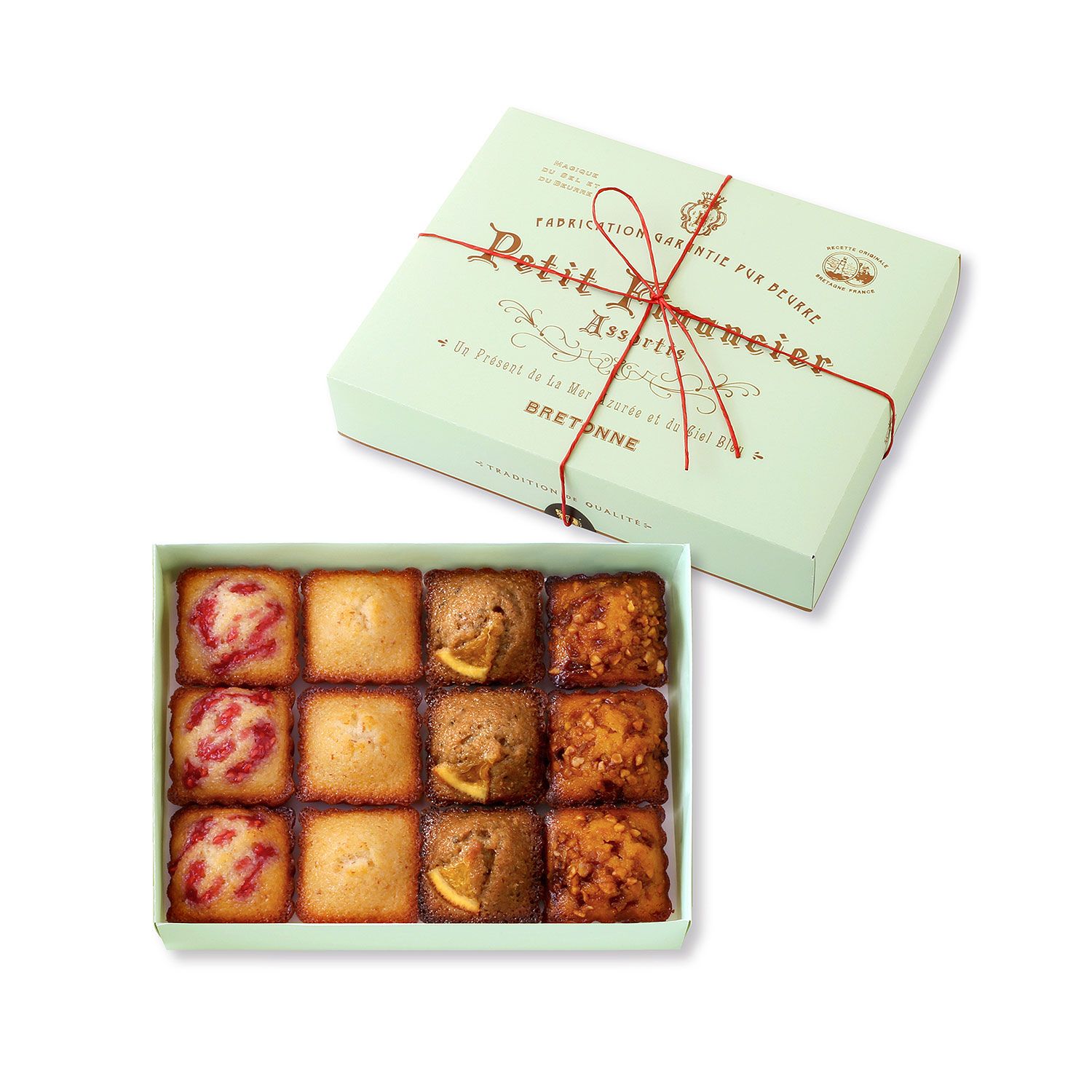 Biscuiterie Bretonne, Petit Financier Assortment, 12pcs, ビスキュイテリエ ブルトンヌ, プティ・フィナンシェ アソルティ