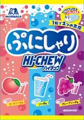 Morinaga &quot;Hi-Chew Punishari&quot; 3 flavors in 1 bag, 68g