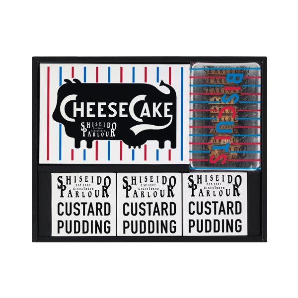Shiseido Parlour, Cheese Cake, 
 Cookie and Pudding Assortment