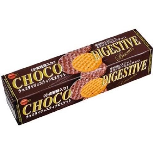 Bourbon &quot;Choco Digestive Biscuits&quot; 17 pc in 1 box, 90g