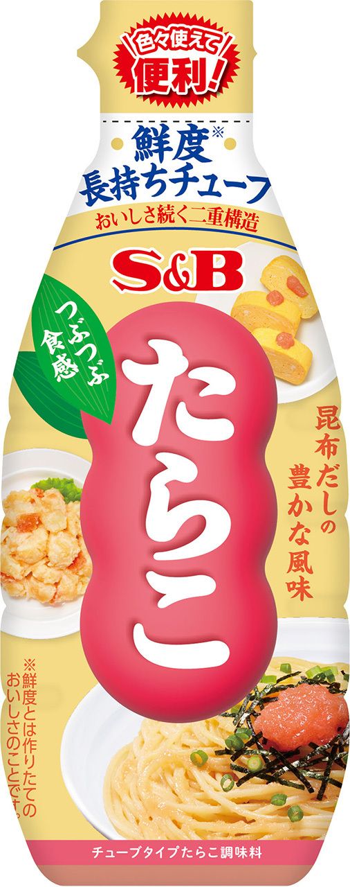 S&amp;B, Tsubutsubu Shokkan Tarako, Cod Roe Paste, 152g in 1 tube