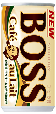 Suntory, Boss, &quot;Cafe au Lait&quot; Coffee, 185g
