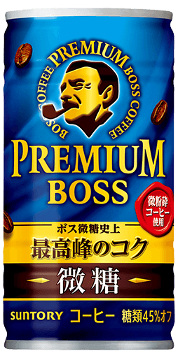 Suntory &quot;Boss, Premium Semi Sweet&quot;, Coffee, 185g
