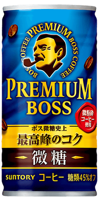 Suntory &quot;Boss, Premium Semi Sweet&quot;, Coffee, 185g