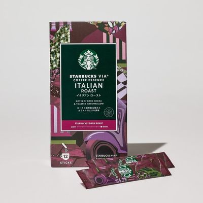 Starbucks Japan, VIA Series, &quot;Italian Roast&quot;, 12 sticks