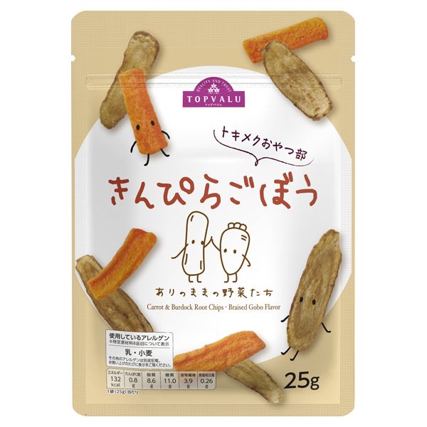 Topvalu, AriArinomamano Yasaitachi, Kimpira Gobo Snack, 25g