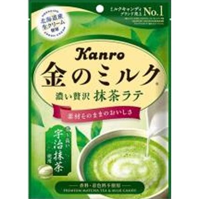 Kanro &quot;Kin no Milk, Premium Milk Candy, Matcha Green Tea Flavor&quot; 61g