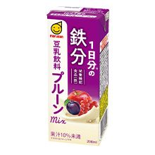 Marusanai, Soy Milk, Prune Flavor, Tonyu, 200ml