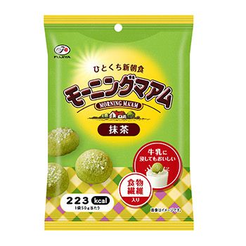 Fujiya, Morning Ma&#39;am, Soft Cookie, Matcha Flavor, 50g