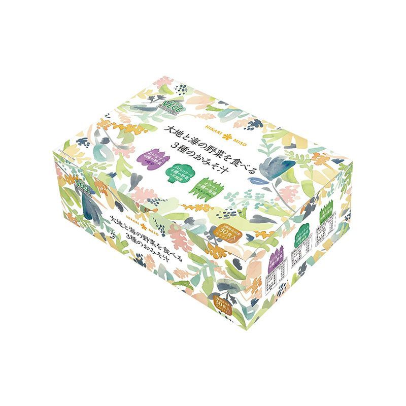 Hikari Miso, Daichi to Umi no Yasai wo taberu, Instant Miso Soup, for 30  cups