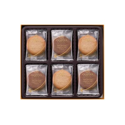 Godiva Japan, 2 Kinds Cookie Assortment, 18 pieces in a box, For Gift