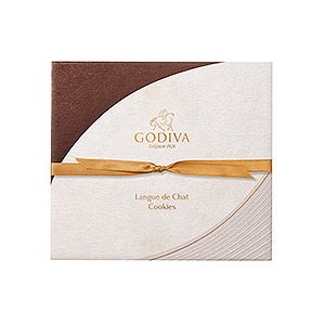 Godiva Japan, 2 Kinds Cookie Assortment, 18 pieces in a box, For Gift