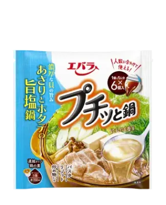 Ebara &quot;Puchitto Nabe&quot;, Salt Shellfish, 6 cups in 1 bag
