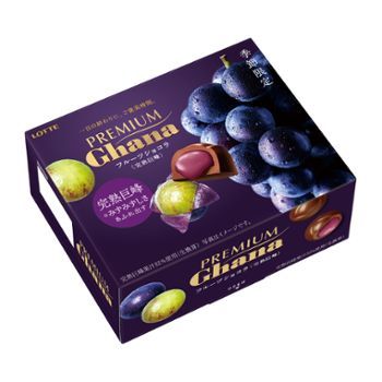 Lotte, Chocolate, Premium Ghana, Grape, 65g