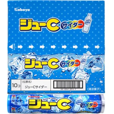 Kabaya &quot;Ju-C, Soda Flavor&quot; 24g x 10 packs as 1 set