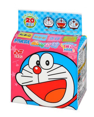 Nichifuri &quot;Doraemon Furikake&quot;, 4 flavors, 44g