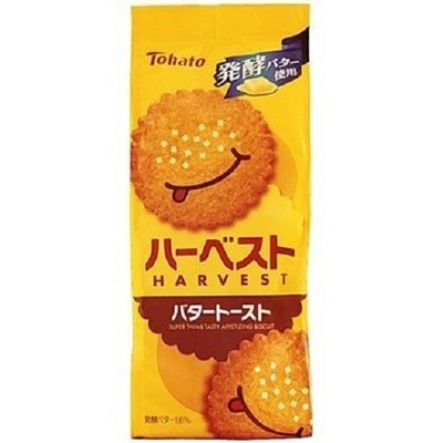 Tohato &quot;Harvest, Butter Toast&quot; Thin Biscuit, 100g