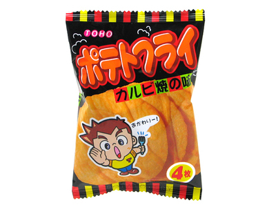 Toho &quot;Potato Frai&quot;, Fried Potato Snack, BBQ Sauce, 11g