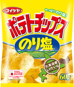 Koikeya &quot;Potato Chips, Seaweed &amp; Salt flavor&quot; 60g