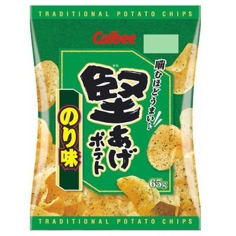 Calbee &quot;Kataage Potato, Nori (seaweed) Flavor&quot;, 65g