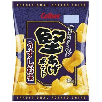 Calbee &quot;Kataage Potato, Light Salt Flavor&quot;, 65g