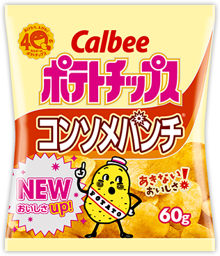Calbee &quot;Potato Chips, Consomme Flavor&quot;, 60g