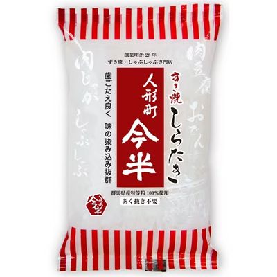Imahan, Sukiyaki Shirataki, White Konnyaku Noodle, 240g