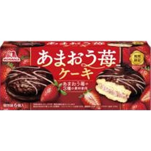 Morinaga, &quot;Amaou Ichigo Cake&quot; Strawberry Cream Cake, 6pc in 1 box