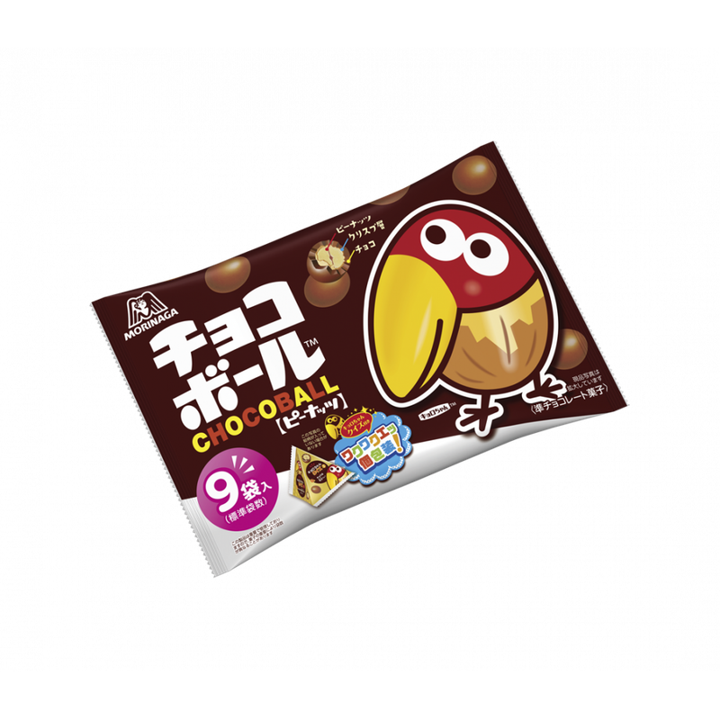 Morinaga, Choco ball Peanut, 9 packs in 1 bag, 102g