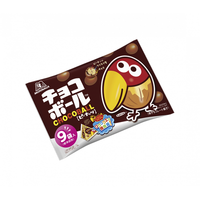 Morinaga, Choco ball Peanut, 9 packs in 1 bag, 102g