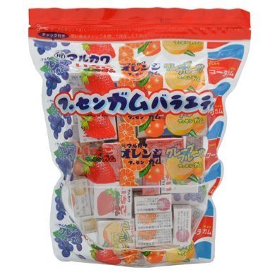Marukawa &quot;5 Flavors Fruits Chewing Gum&quot;, 50 mini boxes in 1 bag