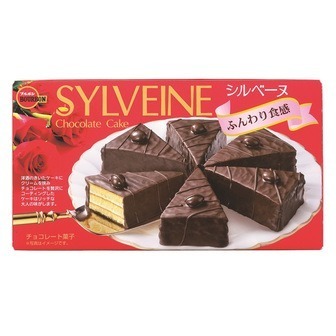 Bourbon &quot;SYLVEINE&quot; Chocolate Cake, 6 Pieces in 1 Box