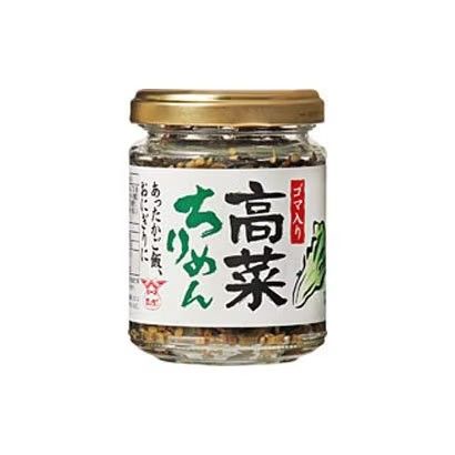 Shuetsu, Takana Chirimen, Takana Mustard Leaf Vegetable and Chirimen Baby Sardine, 80g in Jar