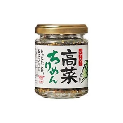 Shuetsu, Takana Chirimen, Takana Mustard Leaf Vegetable and Chirimen Baby Sardine, 80g in Jar