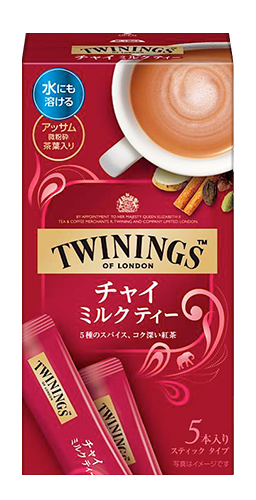 Kataoka Bussan, Twinings, Instant Tea, Chai Milk Tea, 5 sticks