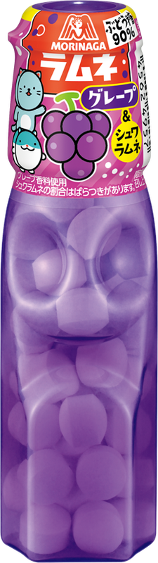 Morinaga  Ramune, Sugar Candy, Grape Flavor　29g