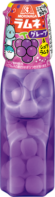 Morinaga  Ramune, Sugar Candy, Grape Flavor　29g