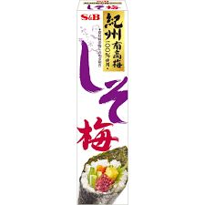 S＆B, Shiso Ume, 40g, Salty Umeboshi Paste, in tube