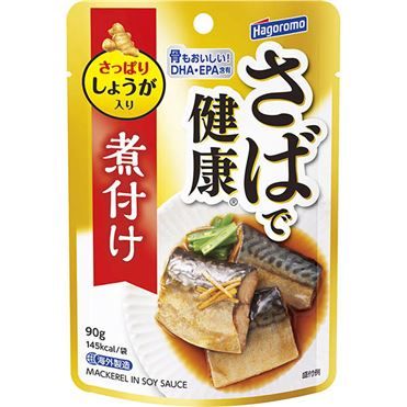 Hagoromo, Saba de Kenkou, Cooked Mackerel, Sweet Soy sauce, 90g