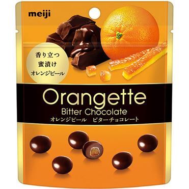 Meiji, Orangette, Orange Peel &amp; Chocolate, 49g