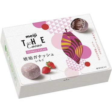 Meiji, The Cacao Kohaku Ganache, Strawberry, 36g