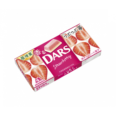 Morinaga, Dars, Chocolate, White chocolate Strawberry