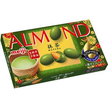 Meiji, Almond Chocolate, White Veil, 59g in 1 box,