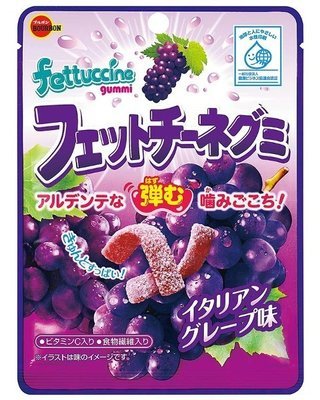 Bourbon &quot;Fettuccine Gummy&quot;  Italian Grape flavor, 50g