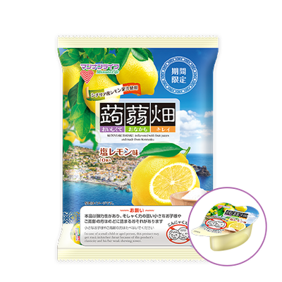 Mannan Life &quot;Konnyaku Batake, Lemon flavor&quot; Konjac Fruits Jelly, 25g x 12 pc