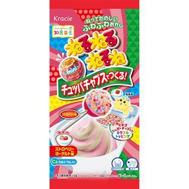 Kracie, &quot;Neru Neru Nerune&quot;, Strawberry Yogurt flavor with Chupachupus 24g