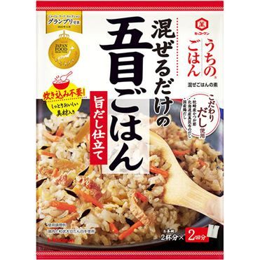 Kikkoman, Mazerudake. Gomoku Gohan, Cooked Seasoning for Rice to be Mixed, 112g