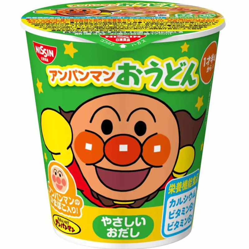 Nissin, Anpanman Udon, Mini cup, 32g,