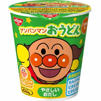 Nissin, Anpanman Udon, Mini cup, 32g,